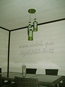 Установка люстры